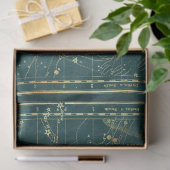 Goud Ster Kaart Serie Ontwerp 26 Tissuepapier (Geschenk)