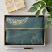 Goud Ster Kaart Serie Ontwerp 27 Tissuepapier (Geschenk)