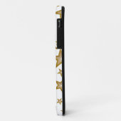 "Goud" Sterren iPhone hoesje wit (Achterkant/links)