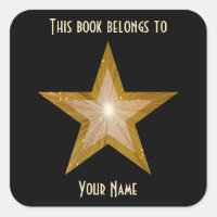 "Goud" Sterrenborden blaxk