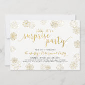 Goud | Stijlvolle moderne Enterprise Retirement Pa Kaart (Voorkant)