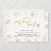 Goud | Stijlvolle moderne onderneming 50e verjaard Kaart (Voorkant)