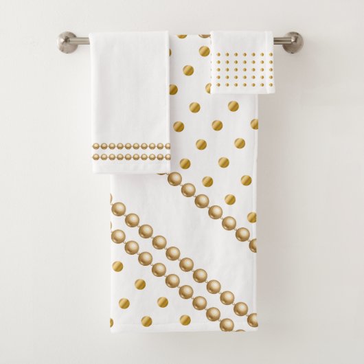 Goud Stip Bad Handdoek (Insitu)