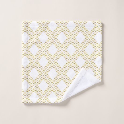 Goud Stip Bad Handdoek (Wasdoekje)