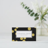 Goud Stip Klassieke moderne kunst Visitekaartje (Staand voorkant)