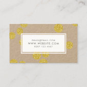 Goud Stip Klassieke moderne kunst Visitekaartje (Achterkant)