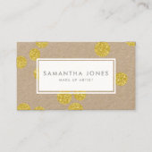 Goud Stip Klassieke moderne kunst Visitekaartje (Voorkant)