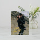 Goud stip koopt nooit echt folie feestdagen briefkaart (Staand Voorkant)