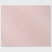 Goud Stip op Blush Pink Cadeaupapier (Vlak)