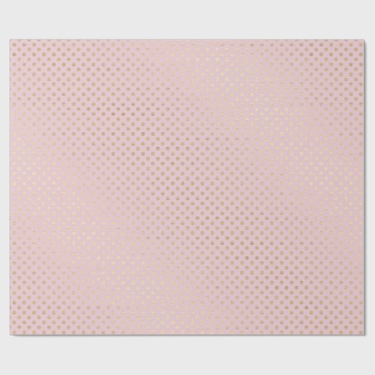 Goud Stip op Blush Pink Cadeaupapier (Vlak)