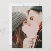 Goud Stof Confetti Kalender Foto Save the Date (Achterkant)