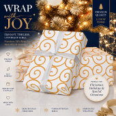 Goud Swirl Inpakpapier