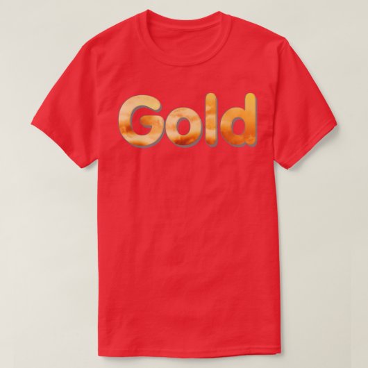 Goud T-shirt (Design voorkant)
