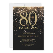 Goud Tachtig en Fabulous 80ste verjaardagsfeest