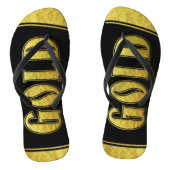 Goud Teenslipper Teenslippers (Voetbed)