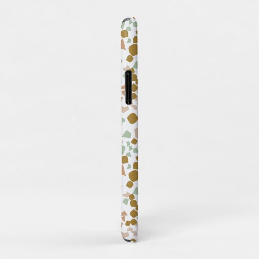 Goud terrazzo Minimale moderne Case-Mate iPhone Case (Achterkant/rechts)