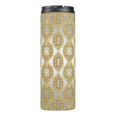 Goud  Thermische Tumbler Thermosbeker (Achterkant)