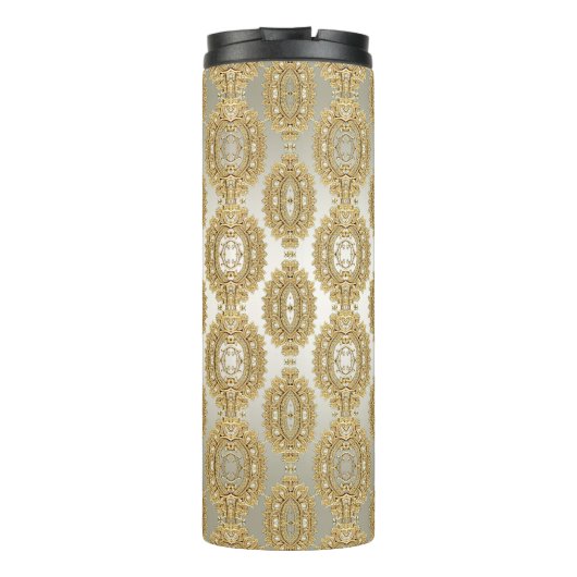 Goud  Thermische Tumbler Thermosbeker (Achterkant)