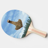 Goud Thor Hammer bomen pingpongpeddel Tafeltennisbatje (Zijkant)
