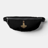 Goud Thor Hammer zwart fanny pack Heuptasje (Liggend)