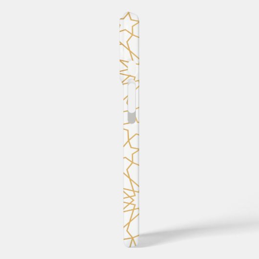 Goud traditioneel aardewerk Case-Mate iPhone case (Achterkant / Links)