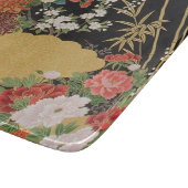 Goud Traditioneel Japans Bloemenglas Snijplank (Hoek)