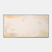 Goud Tropisch Blad Abstract Bureaumat (Voorkant)