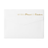 Goud, Trouw en Helder Kerstmis sparen de Datum (Achterkant)