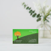 Goud - tuinzorg en landschap visitekaartje (Staand voorkant)