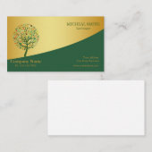 Goud - tuinzorg en landschap visitekaartje (Voorkant / Achterkant)