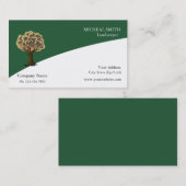 Goud - tuinzorg en landschap visitekaartje (Voorkant / Achterkant)