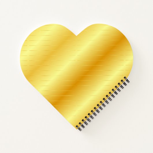 Goud uiterlijk aangepast Monogram legant Sjabloon Notitieboek (Achterkant)