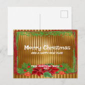  Goud Vakantie Briefkaart -  (Voorkant / Achterkant)