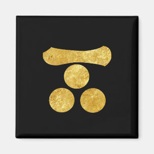 Goud van de de samoeraienclan van Mon van Mori het Magneet