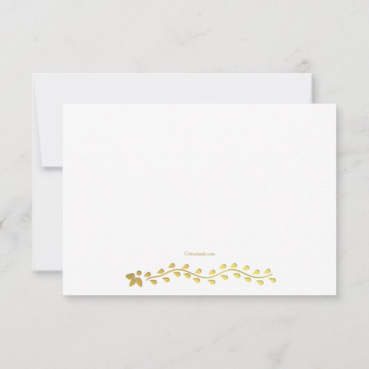 Goud verlaat uitstel aankondiging (Achterkant)