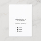 Goud verloop Toevoegen Logo Oorspronkelijk beeldsc Visitekaartje (Achterkant)