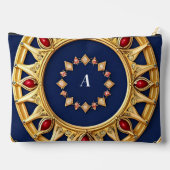 Goud-Versierd Cirkelvormig Ontwerp Etui (Achterkant)