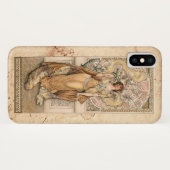 Goud Victoriaans Nouveau Beauty Case-Mate iPhone Case (Achterkant (horizontaal))