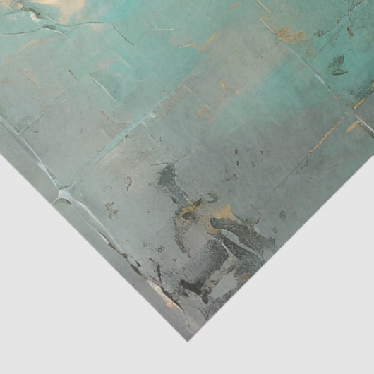 Goud Victoriaans ornamenten smaragdgroen  Tissuepapier (Detail)