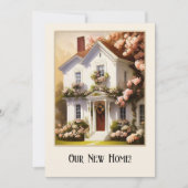 Goud Victoriaans Uw Foto Housewarming Kaart (Voorkant)