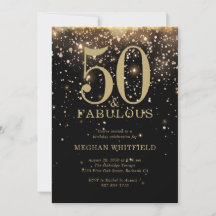 Goud Vijftig en Fantastisch 50ste Verjaardagsfeest
