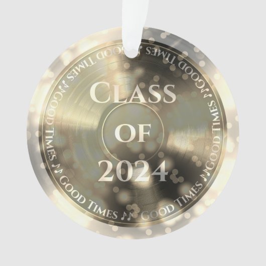 Goud Vinyl Record Klasse van Ornament (voorkant)