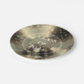 Goud Vinyl Record Klasse van Papieren Bordje (Gekanteld)