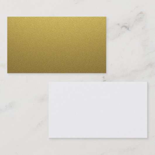 Goud Visitekaartje (Voorkant / Achterkant)