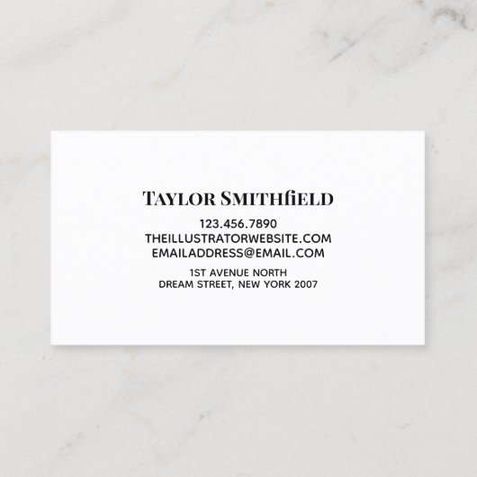 Goud Visitekaartje (Achterkant)