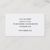 Goud Visitekaartje (Achterkant)