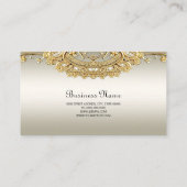 Goud  Visitekaartje (Achterkant)