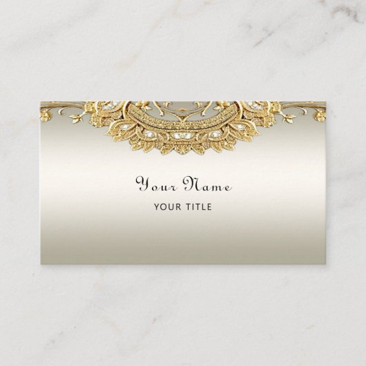 Goud  Visitekaartje (Voorkant)