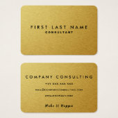 Goud Visitekaartje (Voorkant /achterkant)