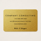 Goud Visitekaartje (Achterkant)